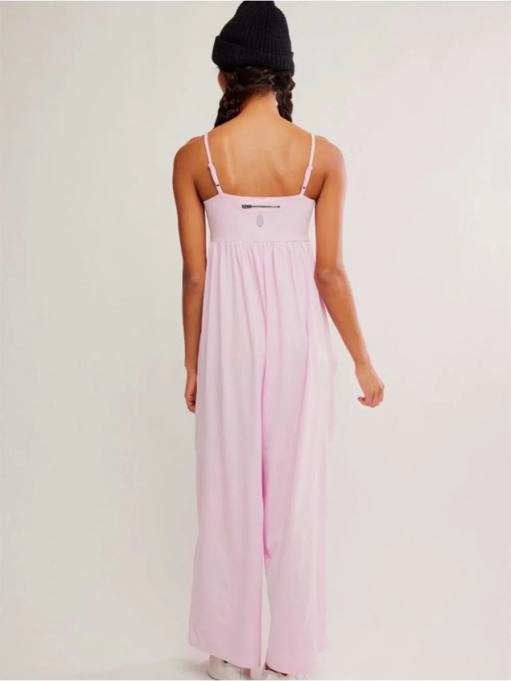 FP Movement Hot Shot Strappy Onesie in Powder Pink: S - Picture 3 of 7